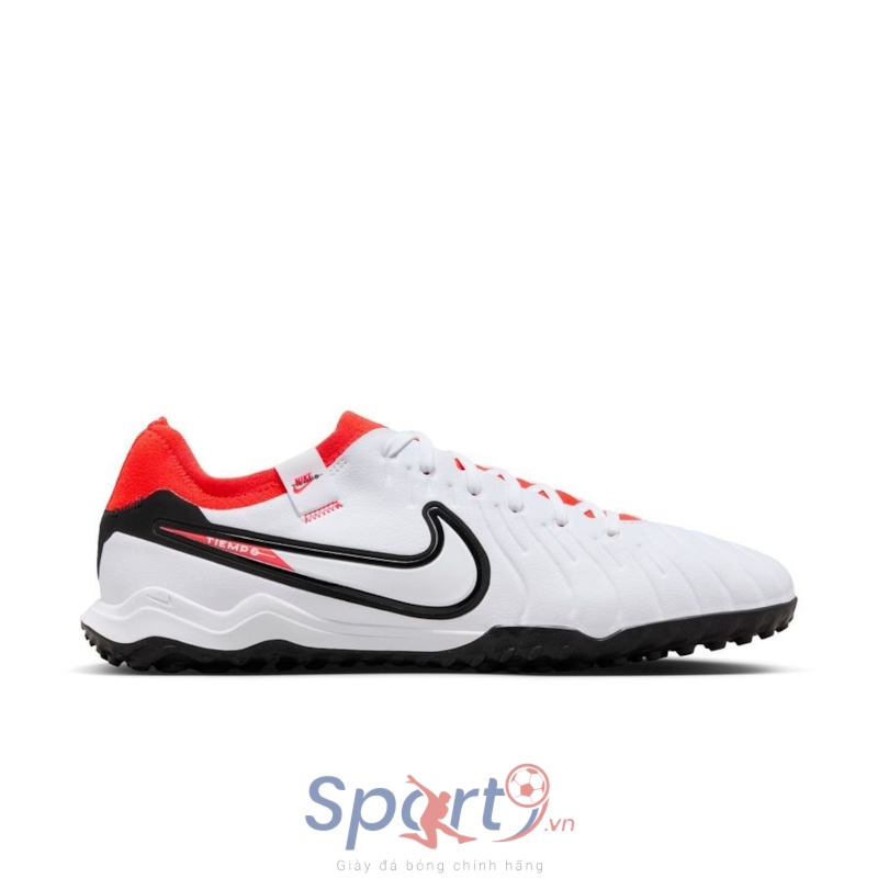 Nike Tiempo Legend 10 Pro TF Ready - Trắng/Đen/Đỏ - DV4336-100