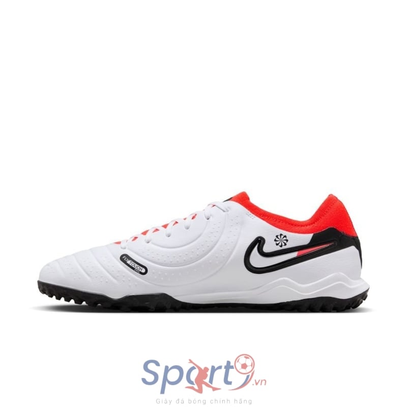 Nike Tiempo Legend 10 Pro TF Ready - Trắng/Đen/Đỏ - DV4336-100