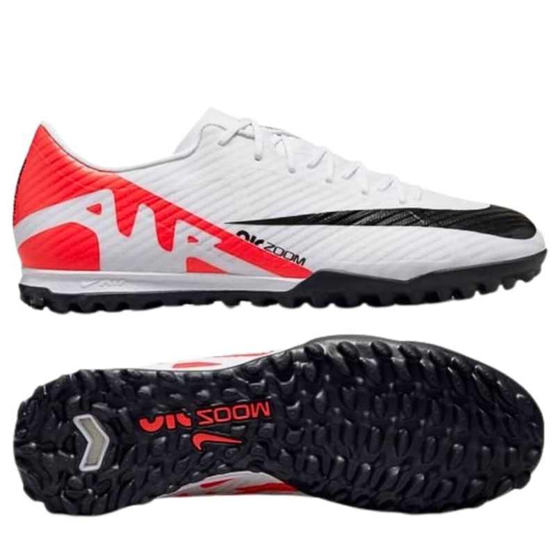 Nike Zoom Mercurial Vapor 15 Academy TF - Trắng/Đen/Đỏ - DJ5635-600