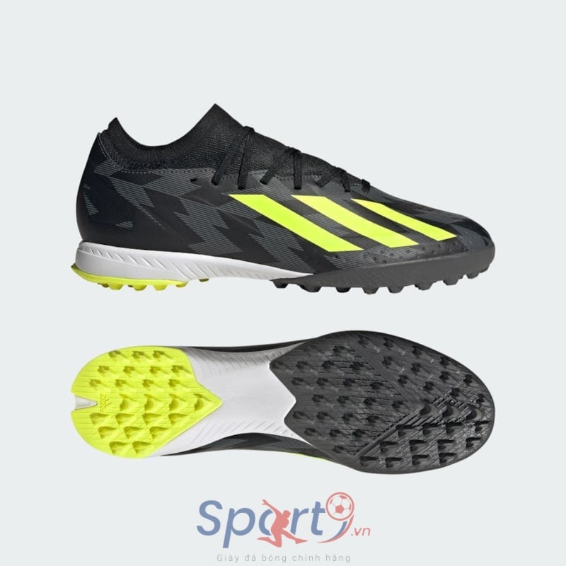 adidas X Crazyfast .3 TF - Đen/Xanh Chuối - IG0767