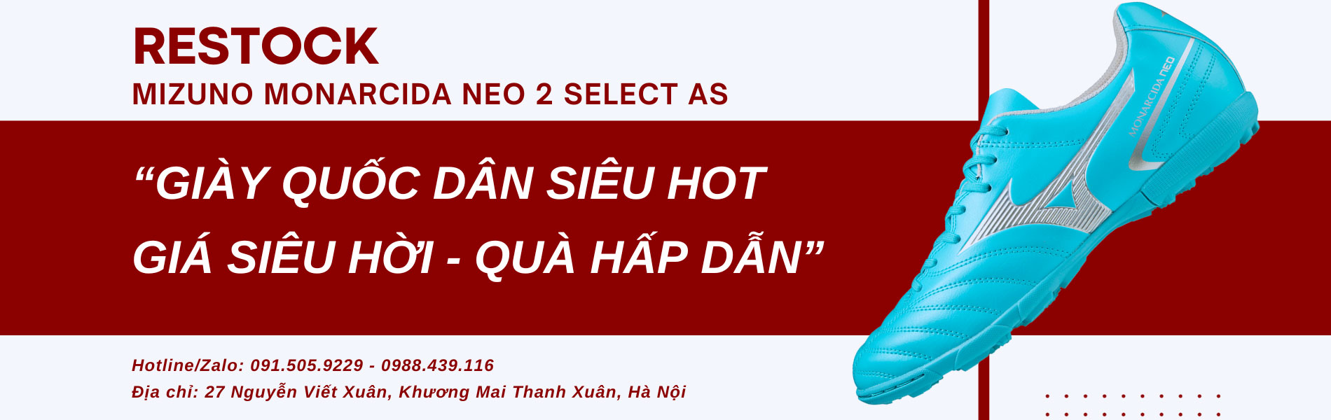 Mizuno Neo 2 xanh ngọc