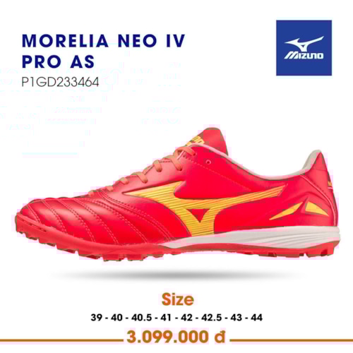 Mizuno Morelia Neo IV Pro AS - Đỏ/Vàng - P1GD233464
