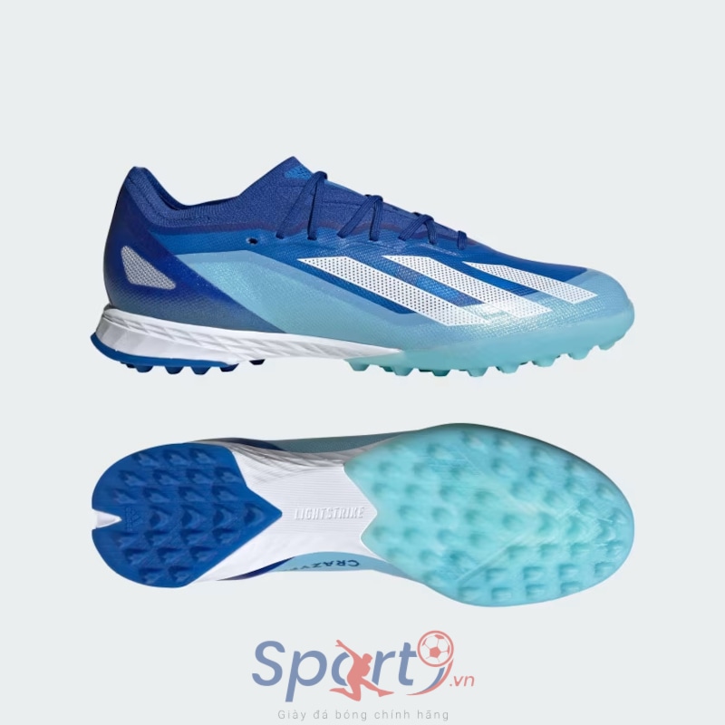 adidas X Crazyfast .1 TF Marine Rush - Xanh Dương/Trắng - IE6633