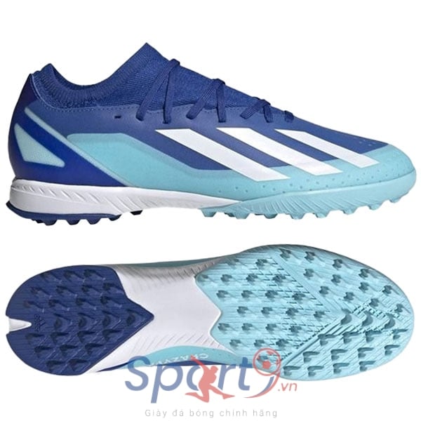 adidas X Crazyfast .3 TF Marine Rush - Xanh Dương/Trắng - ID9338