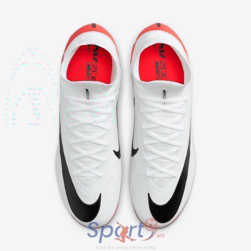 Nike Mercurial Superfly 9 Elite FG - Trắng Đỏ - DJ4977-600