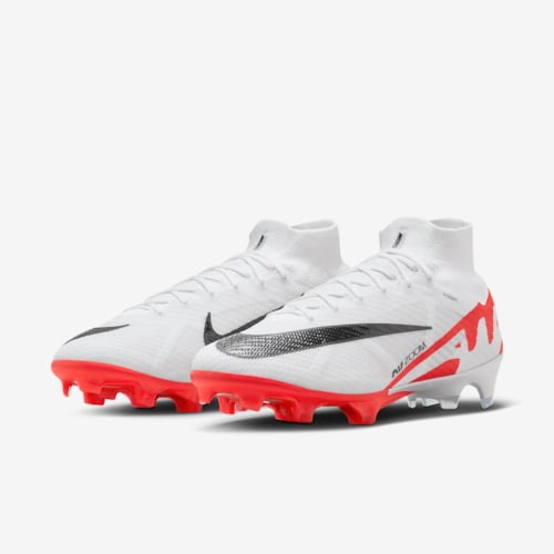 Nike Mercurial Superfly 9 Elite FG - Trắng Đỏ - DJ4977-600