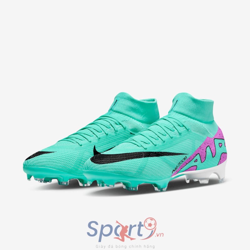 Nike Mercurial Superfly 9 Pro FG - Xanh Lơ/Tím - DJ5598-300