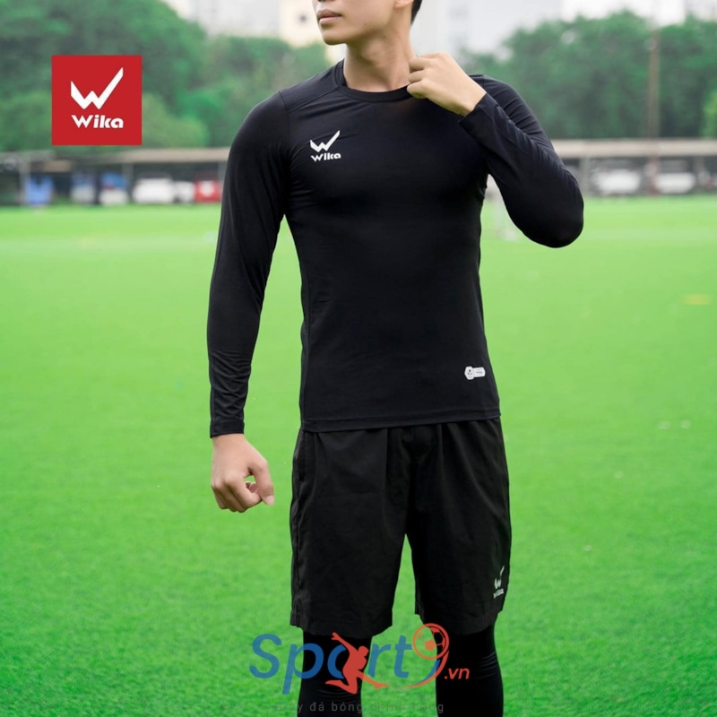 Áo body giữ nhiệt Wika - Màu Đen