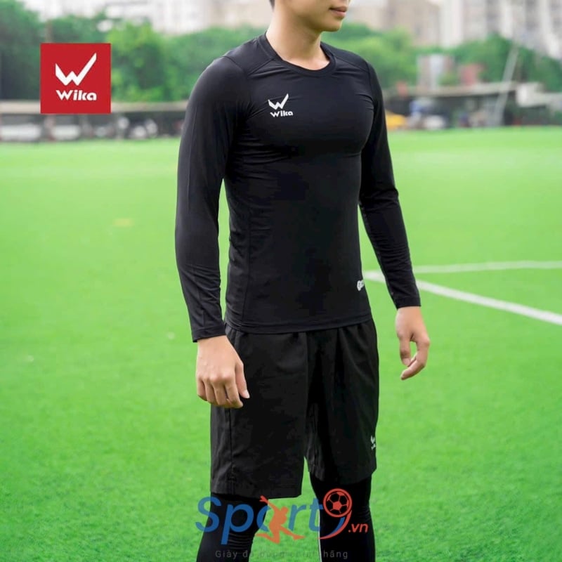 Áo body giữ nhiệt Wika - Màu Đen