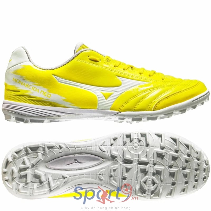 Mizuno Monarcida Neo Sala Pro TF - Vàng Trắng - Q1GB232101