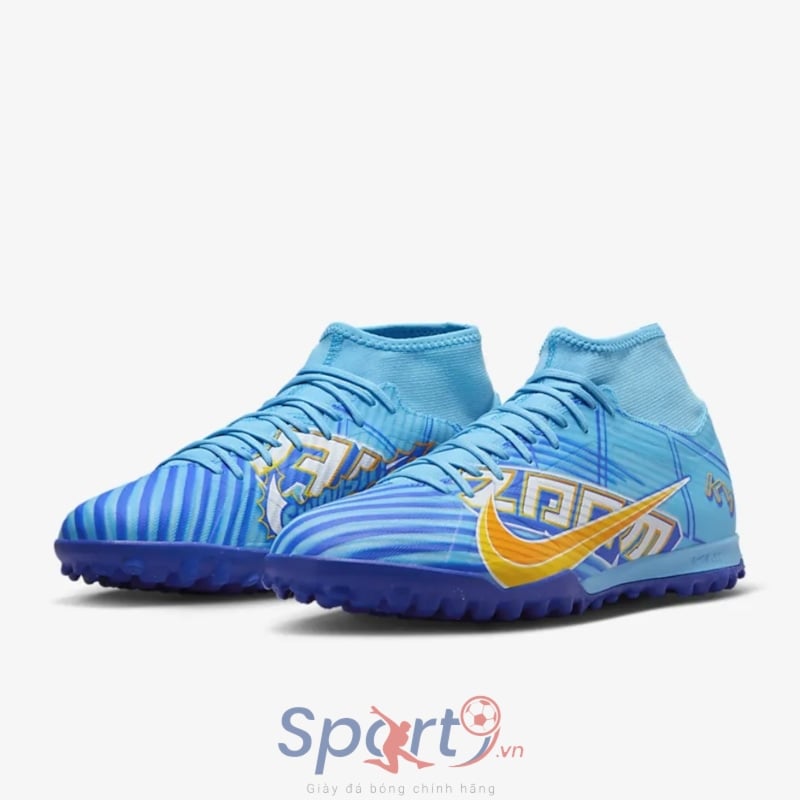 Nike Zoom Mercurial Superfly 9 Academy KM TF - Xanh/Vàng - DO9347-400