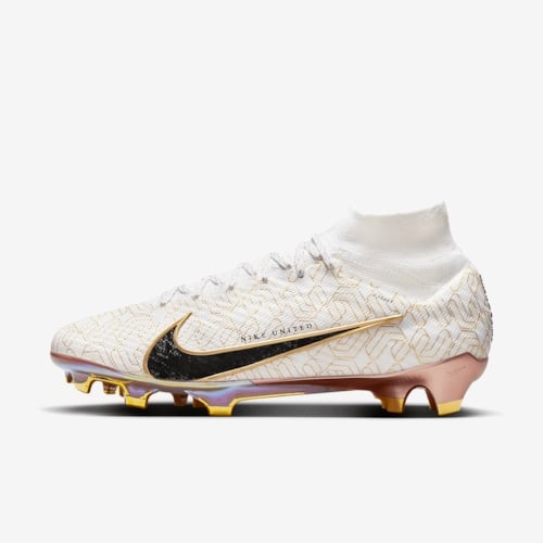 Nike Mercurial Superfly 9 Elite FG - Trắng/Vàng/Đen- HJ0707-100