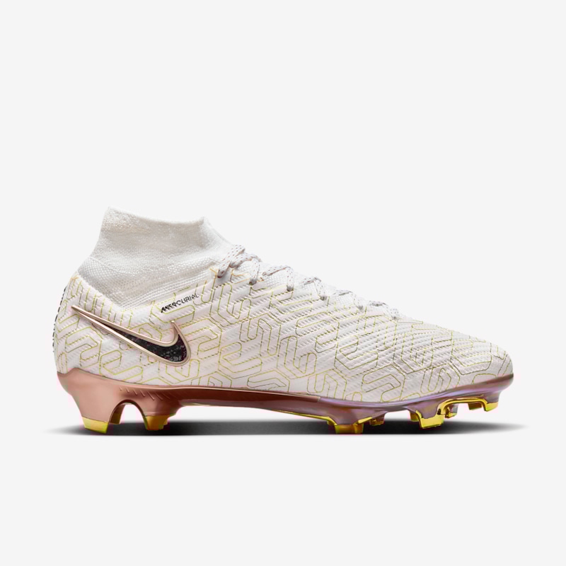 Nike Mercurial Superfly 9 Elite FG - Trắng/Vàng/Đen- HJ0707-100