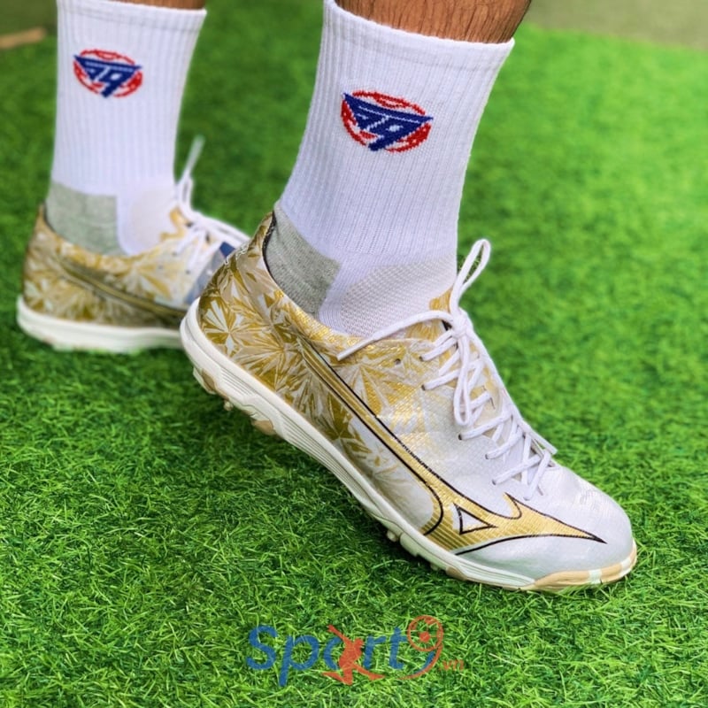 Mizuno Alpha Elite AS - P1GD246250 - Trắng/Vàng