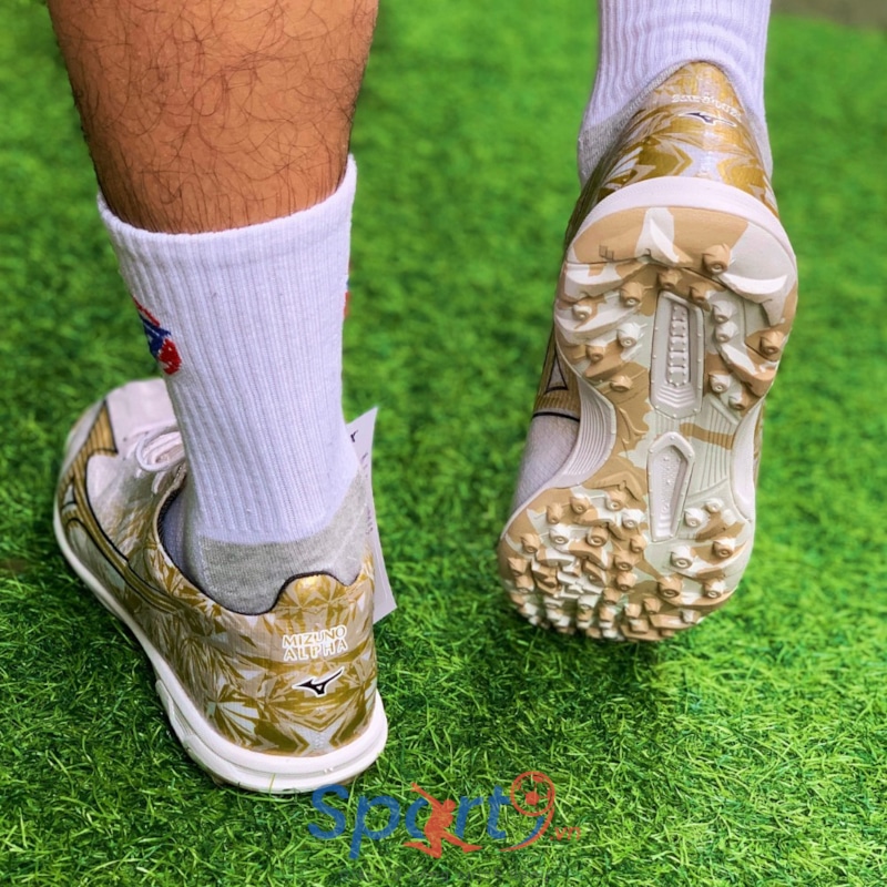 Mizuno Alpha Elite AS - P1GD246250 - Trắng/Vàng