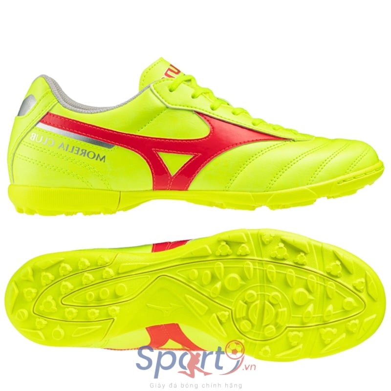 Mizuno Morelia II Club AS TF - Vàng Xanh/Đỏ - P1GD241645