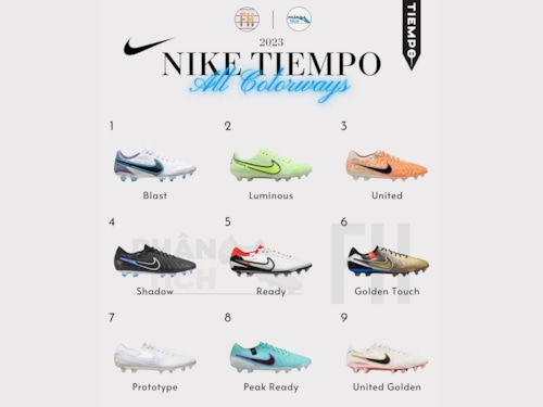 Tổng hợp những phối màu của Nike Tiempo năm 2023