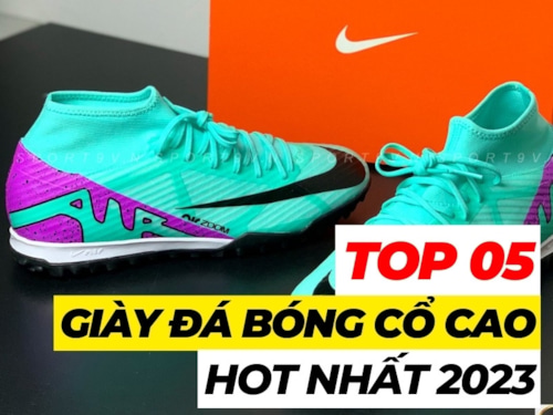 Top 5 đôi giày đá bóng cỏ nhân tạo cổ cao Hot nhất 2023