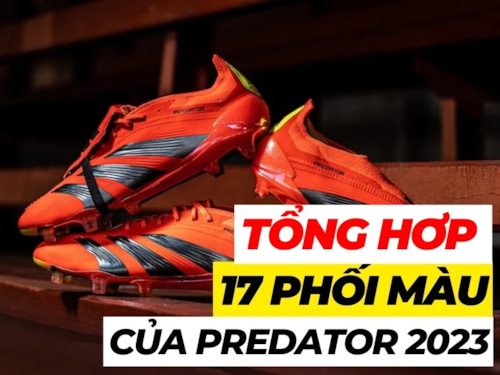 Tổng hợp những phối màu của dòng giày kiếm soát adidas Predator năm 2023