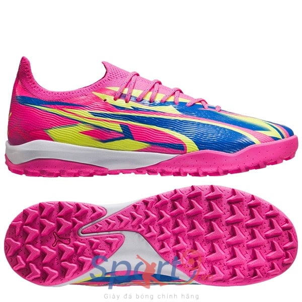 PUMA Ultra Ultimate Cage TT Energy - Hồng Xanh - 107858 01