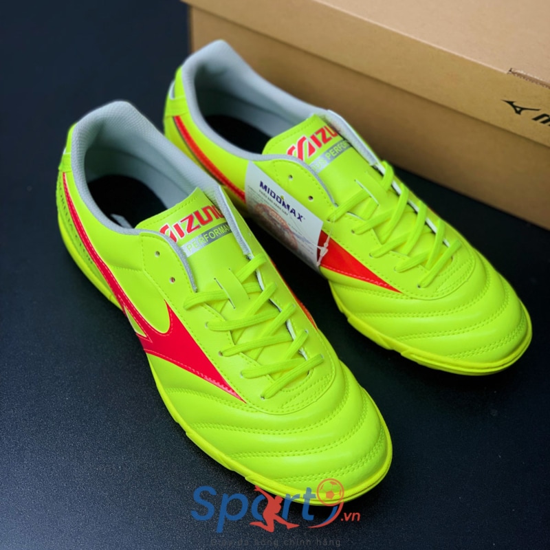 Mizuno Morelia II Club AS TF - Vàng Xanh/Đỏ - P1GD241645