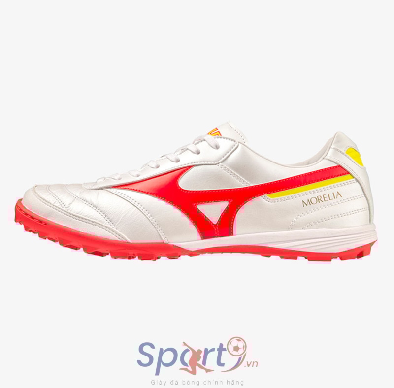 Mizuno Morelia Sala Elite TF - Q1GB230164 - Trắng/Đỏ/Vàng