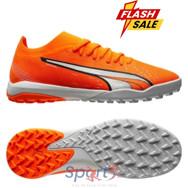 PUMA Ultra Match TT Supercharge - Cam/Trắng - 107220 01