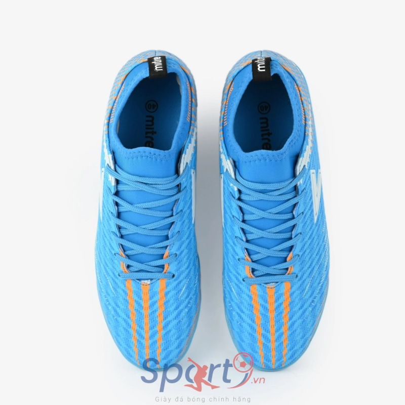 GIÀY ĐÁ BÓNG CỎ NHÂN TẠO MITRE MT-100795 - MÀU XANH TRẮNG