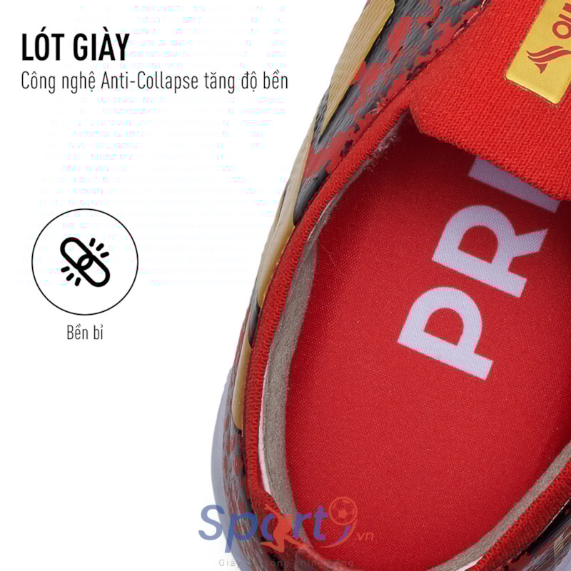 Kamito President TF - Đỏ/Đen - KMTF230310