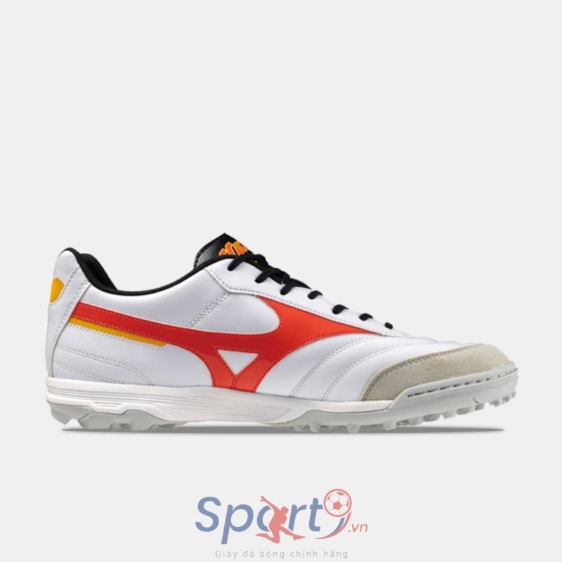 Mizuno Morelia Sala Classic TF - Q1GB240291 - Trắng/Đỏ/Đen
