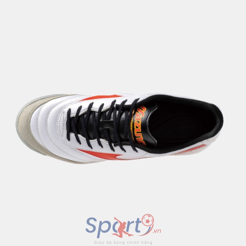 Mizuno Morelia Sala Classic TF - Q1GB240291 - Trắng/Đỏ/Đen