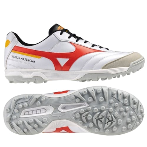 Mizuno Morelia Sala Classic TF - Q1GB240291 - Trắng/Đỏ/Đen