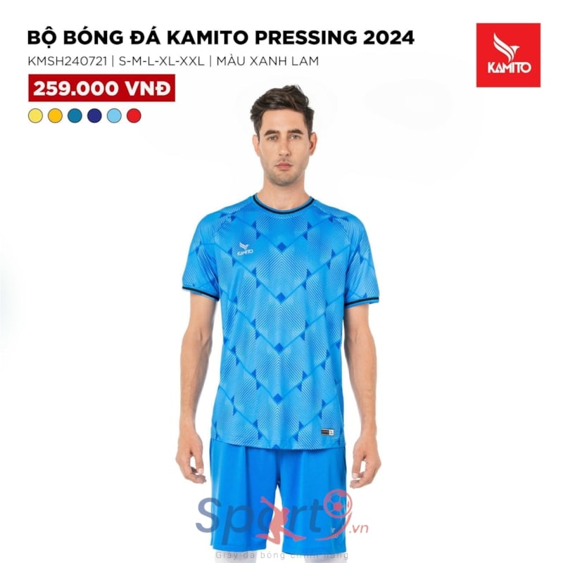 Bộ bóng đá Kamito Hoba 2024 - KMST240721 - Xanh Lam