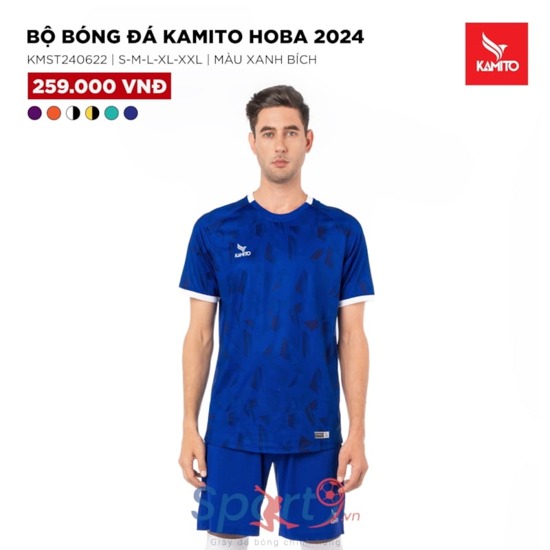 Bộ bóng đá Kamito Hoba 2024 - KMST240622 - Xanh Bích