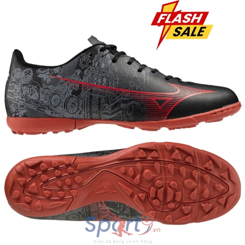 Mizuno Alpha α Select AS SR4 - Đen/Đỏ - P1GD236904