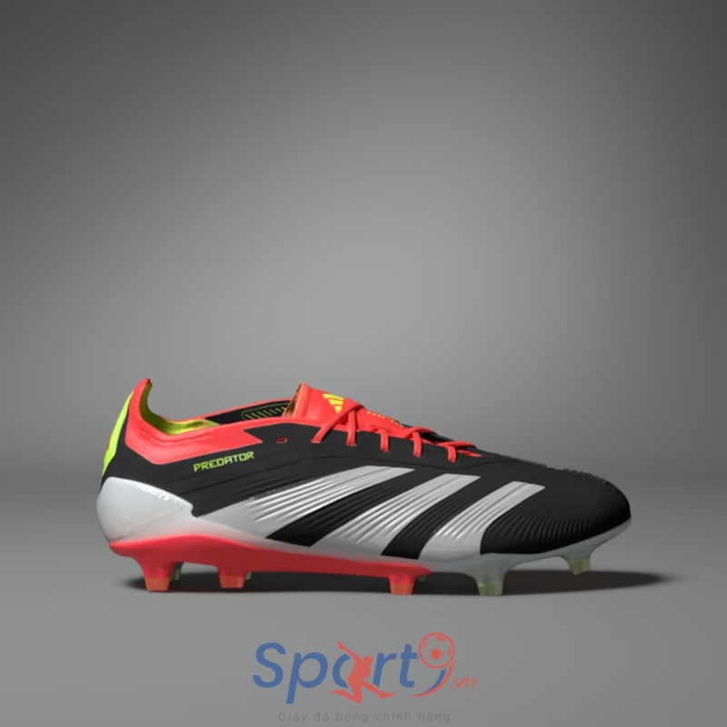 adidas Predator Elite FG - Đen/Đỏ/Vàng - IE1802