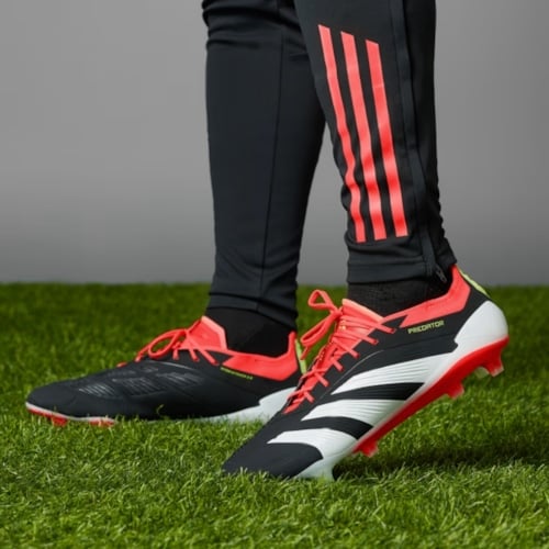 adidas Predator Elite FG - Đen/Đỏ/Vàng - IE1802