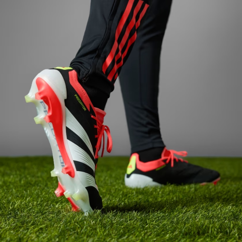 adidas Predator Elite FG - Đen/Đỏ/Vàng - IE1802