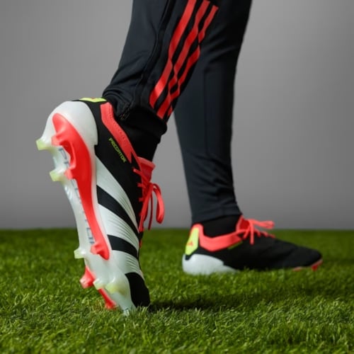 adidas Predator Elite FG - Đen/Đỏ/Vàng - IE1802