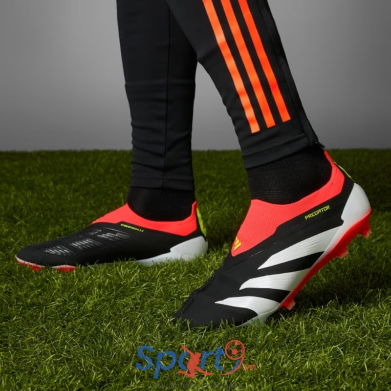 adidas Predator Elite FG Không Dây- Đen/Đỏ/Vàng - IE1805
