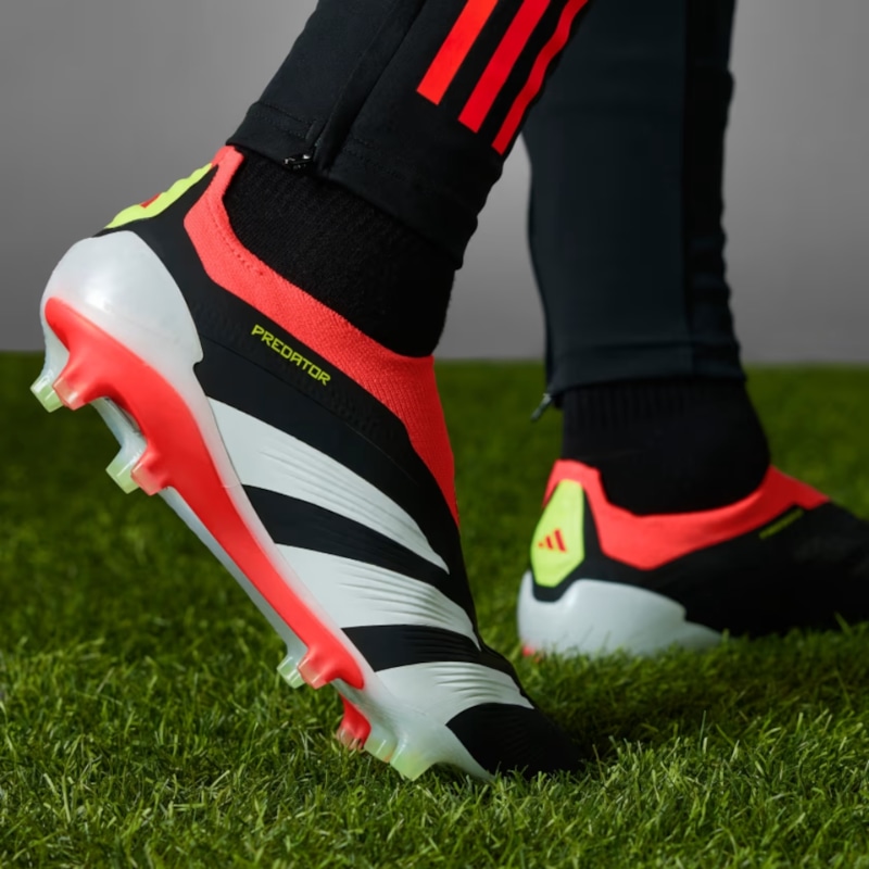 adidas Predator Elite FG Không Dây- Đen/Đỏ/Vàng - IE1805
