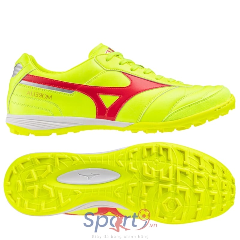 Mizuno Morelia Sala Elite TF - Q1GB240145 - Vành Xanh/Đỏ