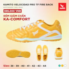 Kamito Velocidad Pro TF Fire Back - KMTF240230 - Màu Vàng