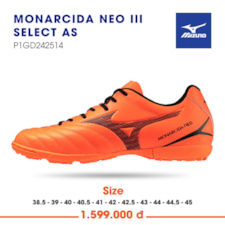 Mizuno Monarcida Neo III Select AS - P1GD242514 - Cam Đen