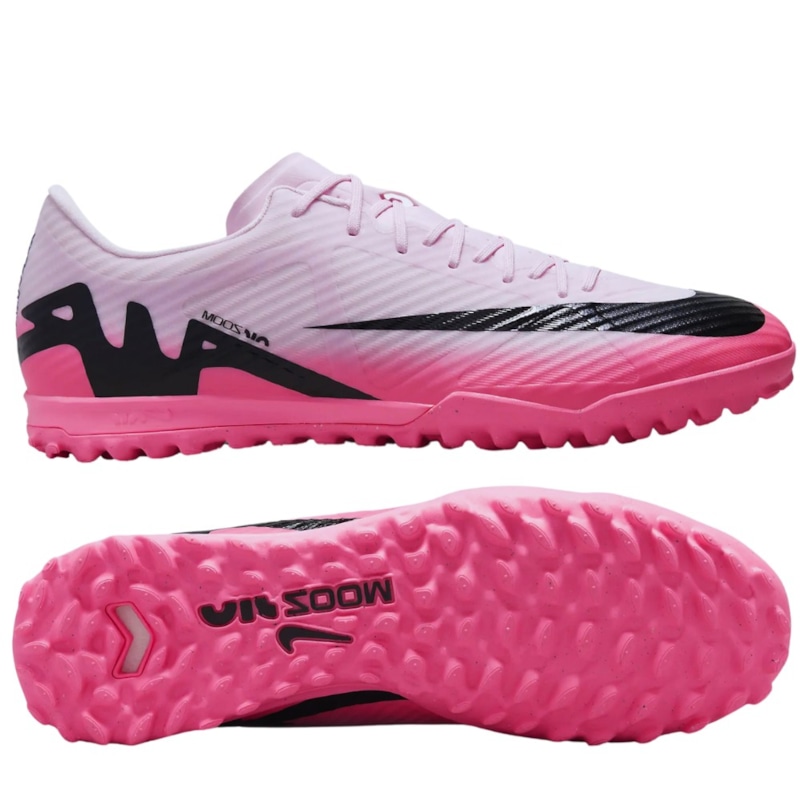 Nike Zoom Mercurial Vapor 15 Academy TF Mad Brilliance - Hồng/Đen - DJ5635-601