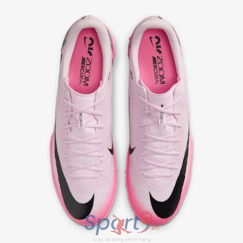 Nike Zoom Mercurial Vapor 15 Academy TF Mad Brilliance - Hồng/Đen - DJ5635-601