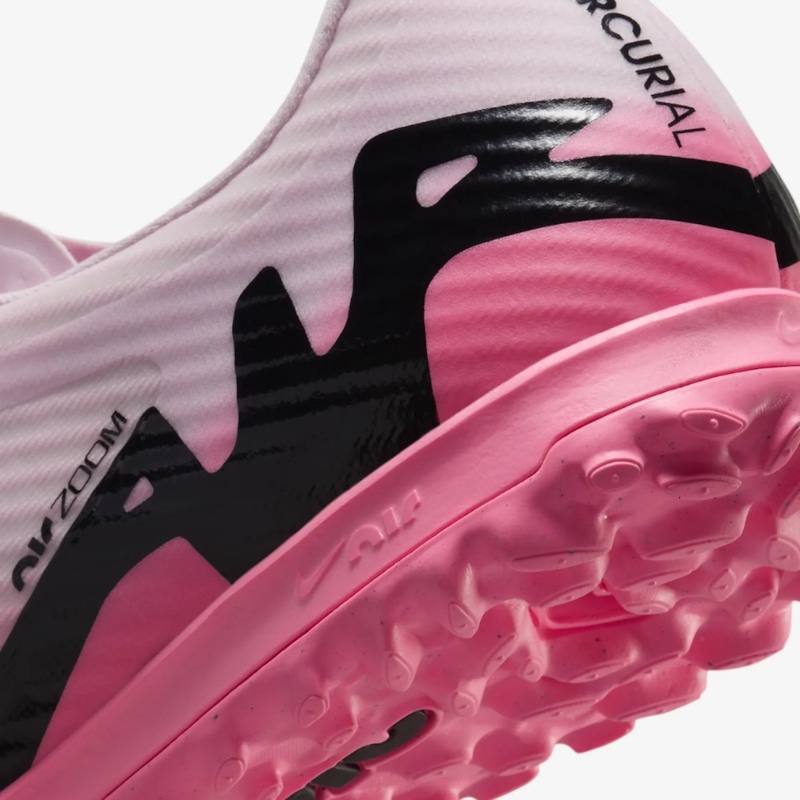 Nike Zoom Mercurial Vapor 15 Academy TF Mad Brilliance - Hồng/Đen - DJ5635-601