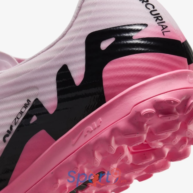 Nike Zoom Mercurial Vapor 15 Academy TF Mad Brilliance - Hồng/Đen - DJ5635-601