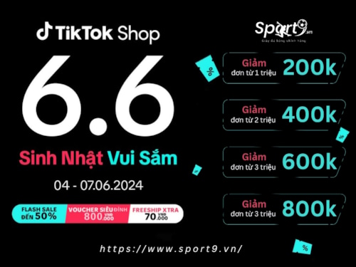 Đại Tiệc Sale Giữa Năm 6.6 | Trợ Giá Cực Khủng Giảm Tới 800K!
