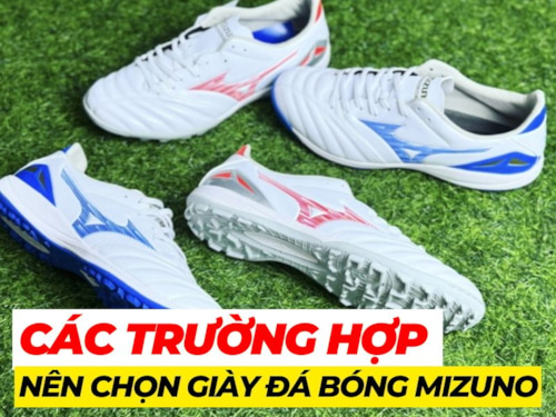 Những trường hợp bạn nên chọn giày đá bóng Mizuno thay vì Nike và Adidas